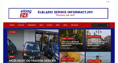 Desktop Screenshot of elblag24.pl